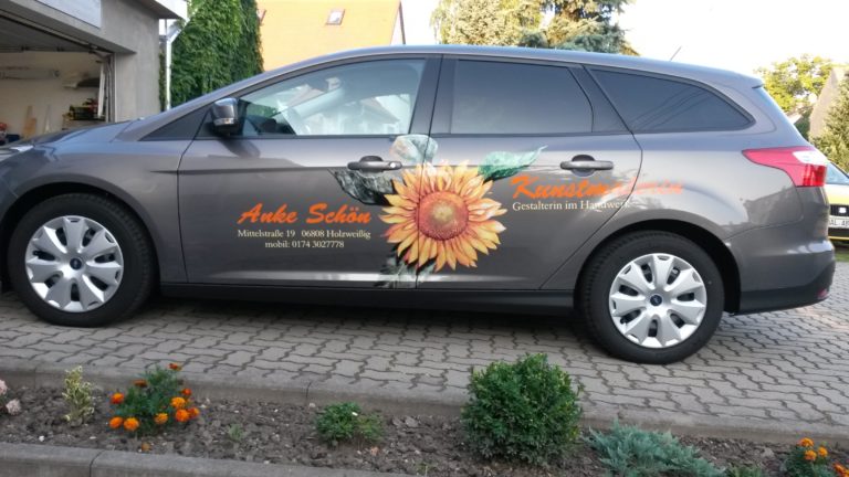 Auto-Werbung